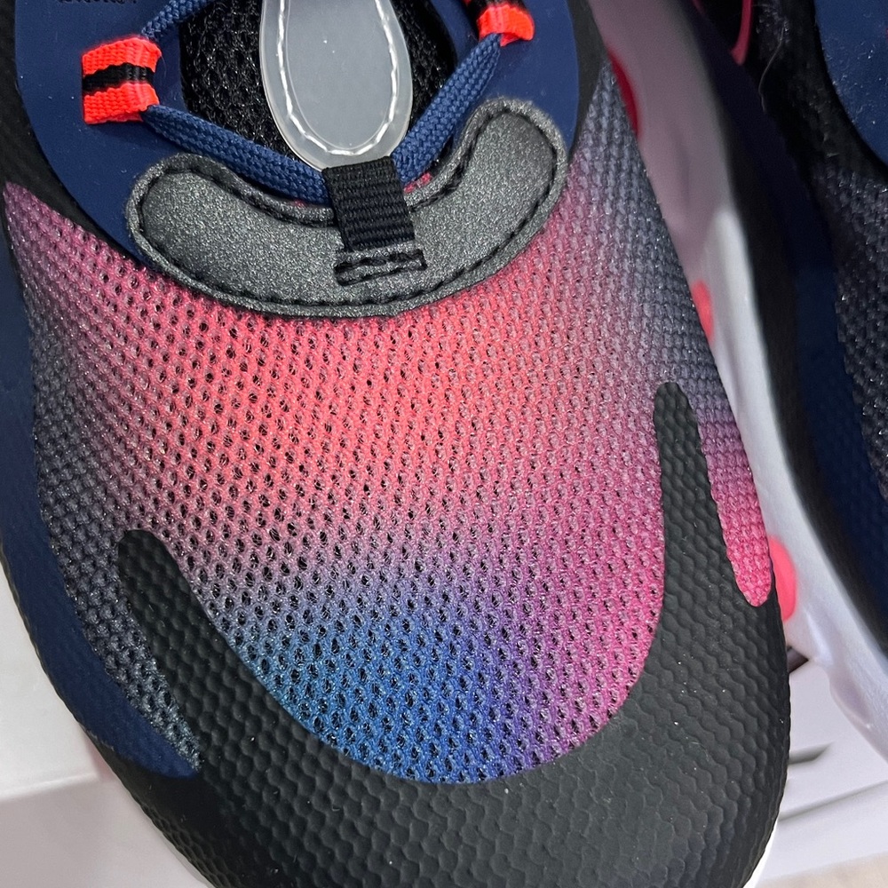 โค๏ธ๐ค Nike Air Max 270 React Navy Black Pink Sneaker - Picture 6 of 9